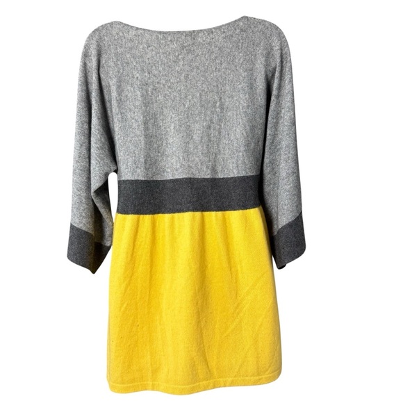 Lord & Taylor 100% Cashmere Y2K Babydoll Tunic Sweater Top Kimono Sleeve L - Picture 5 of 8